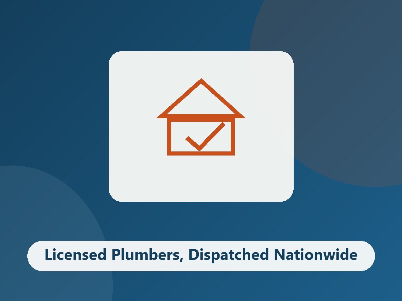 Nationwide Plumbing — licensed plumbers dispatched nationwide